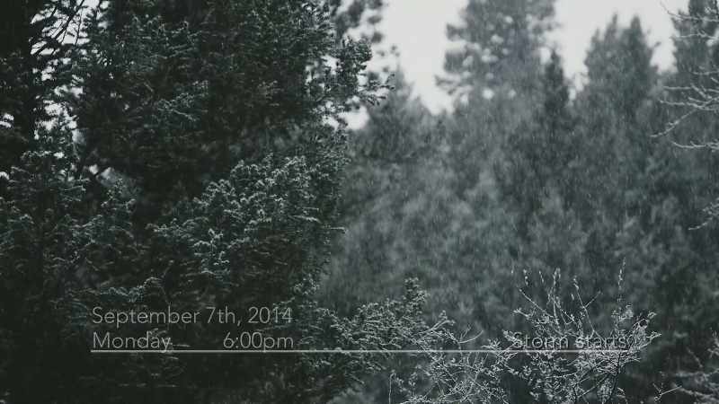 The temperature was in the 40s and 50s