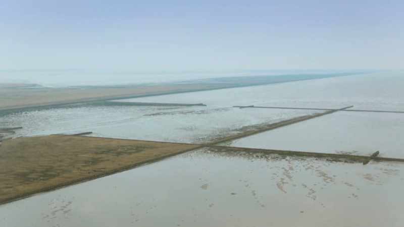 The ten islands are set amongst endless mud flats