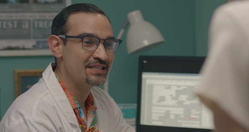 The test looks for HIV antibodies