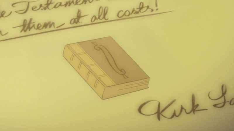 The Testament must be kept from them, at all costs.'