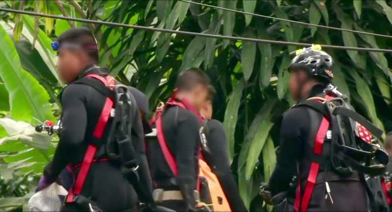 The Thai Navy SEALs put everything they had into it