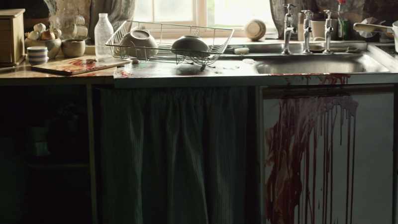 The... the kitchen was a mess