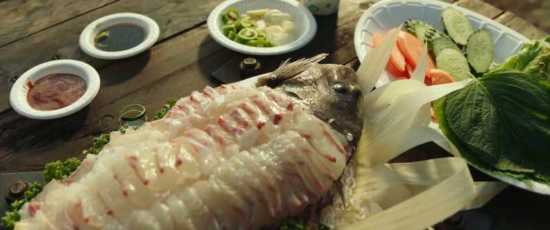 The thing about fish is, look at it