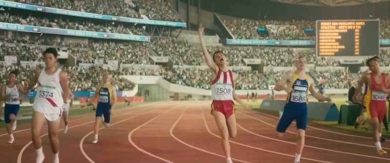 The time is 24.36, a new world record!