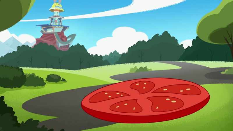The tomato landed by headquarters
