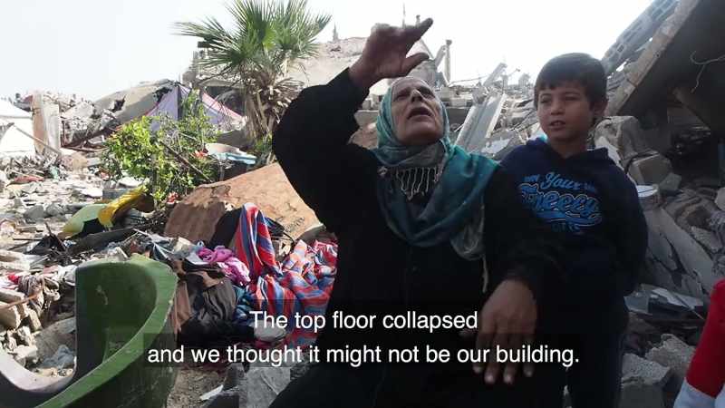 The top floor collapsed And we thought it was another building