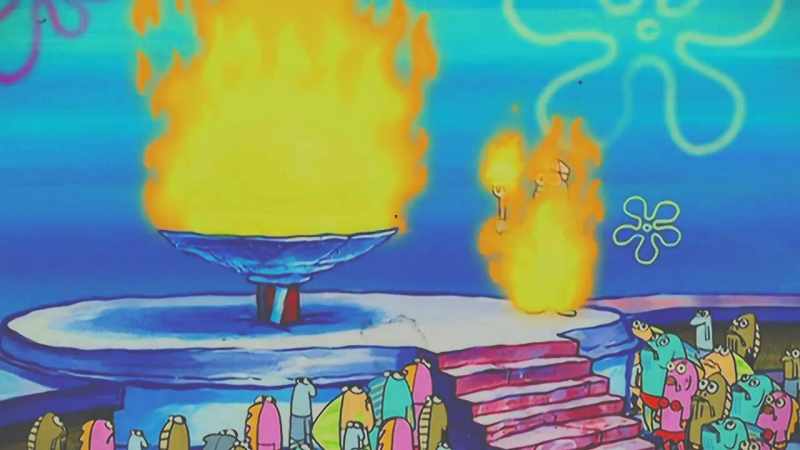 The torch went out before the fire was lit