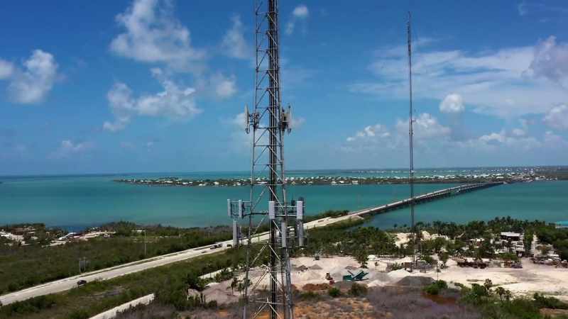 The tower that it was communicating with