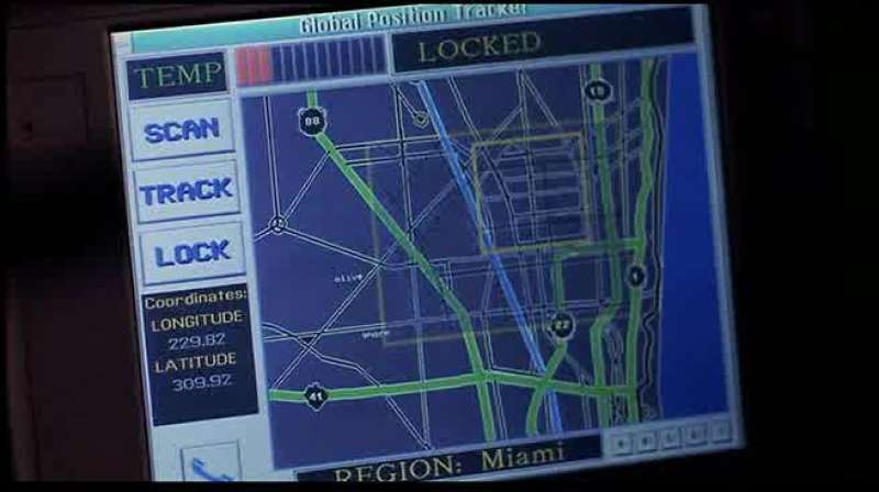 The tracking device I placed in his underwear seems to be working