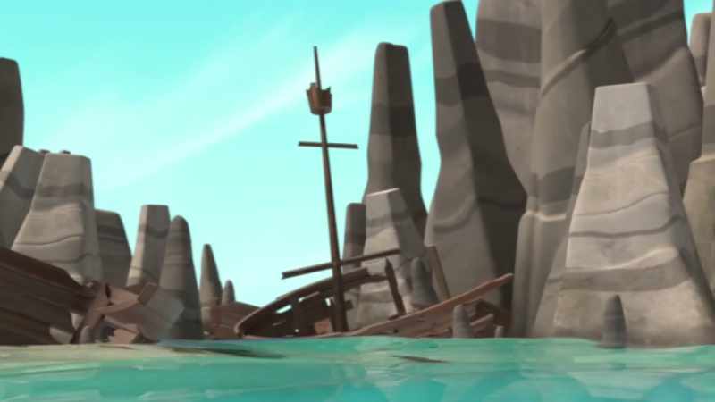 The treasure that was in that ship, right there