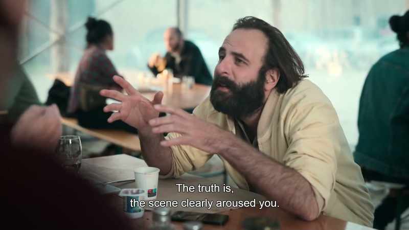 The truth is, the scene clearly aroused you