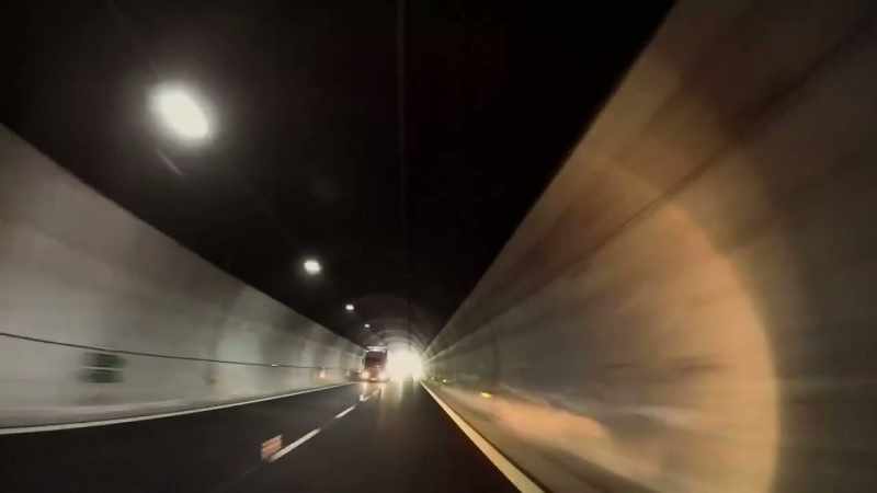 The tunnel opened in the year 2000