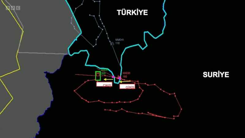 The Turkish controller, in Turkish-accented English, warned