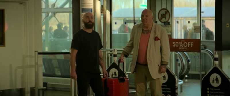The two bald dudes with the tats