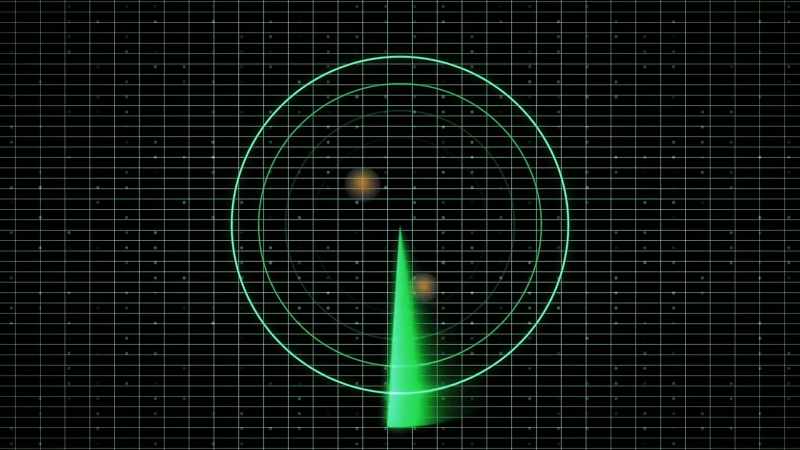 The two blips on the radar screen grew closer and closer