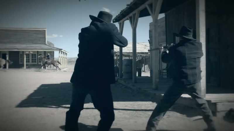 The two men continued to dodge bullets