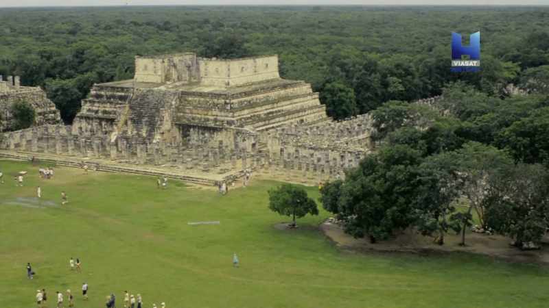 The two shrines on top of it were aligned