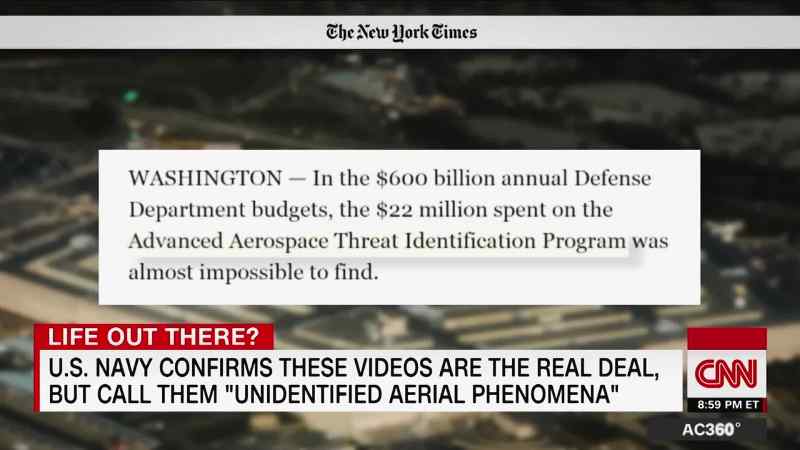 The UFO reports were first investigated