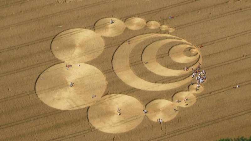 The ultimate description would be of a crop circle