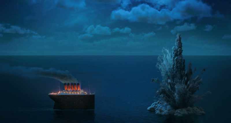 The underwater volcano!