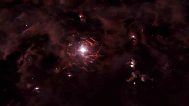 THE UNIVERSE WENT FROM THE DARK