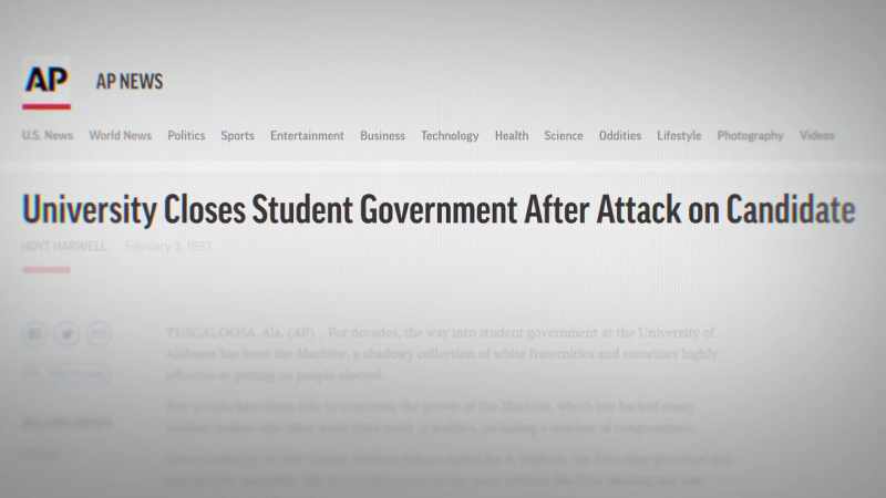 The university actually had to shut down