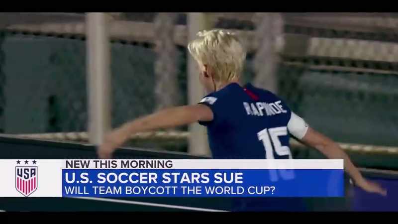 The US women's soccer team is taking charge
