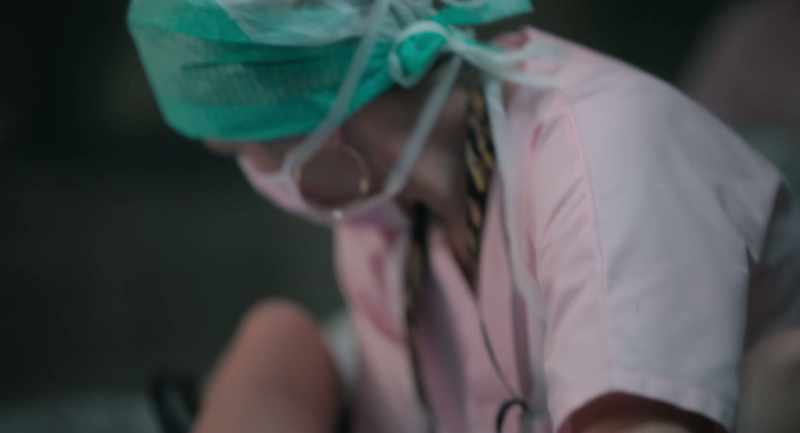 The uterus is soft. Hand me a valve