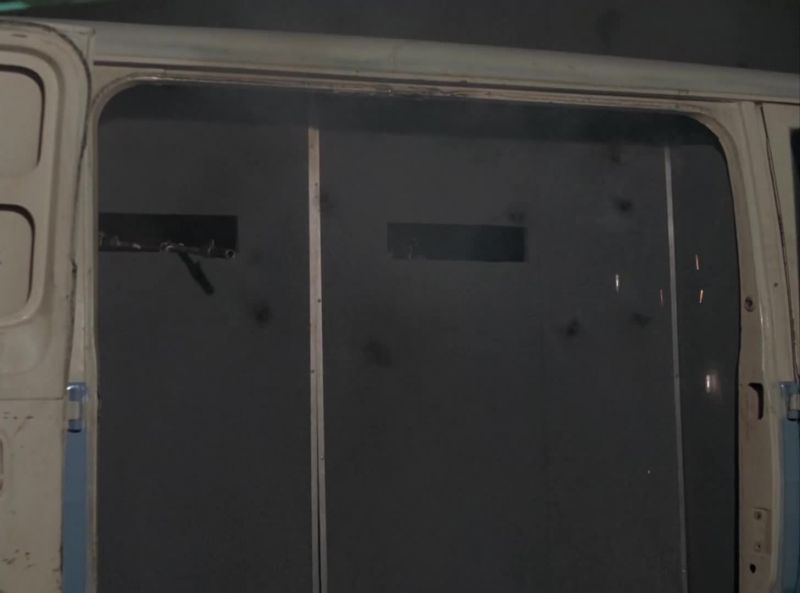 The van is armor-plated!