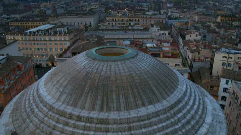 The vast dome that sits above this ancient church