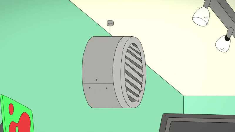 The vent. It's connected to Latrine
