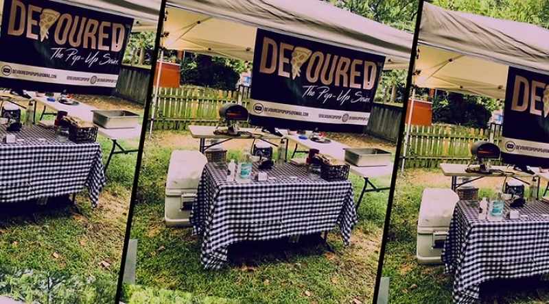 The very first pop-ups were backyard specials