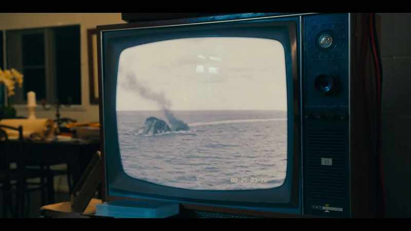 the vessel was engulfed by a mighty explosion
