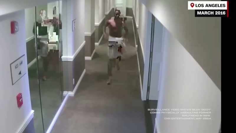 The video, captured on multiple cameras, shows Combs