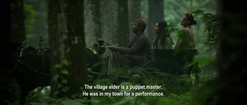 The village elder is a puppet master. He was in my town for a performance