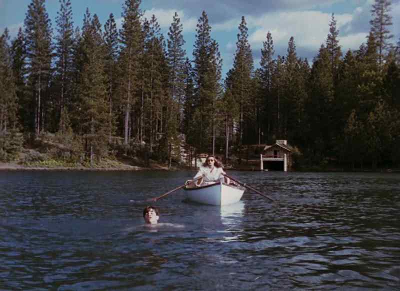 The wa - water's cold. Colder than I thought