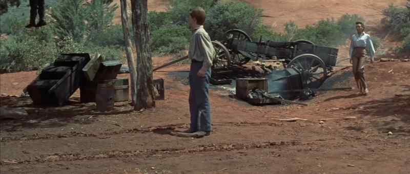 The wagon where Mr. Todd was tied... it's gone