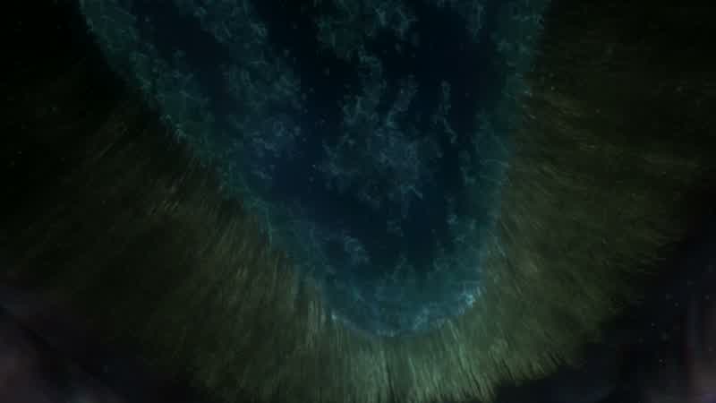 The water's going down