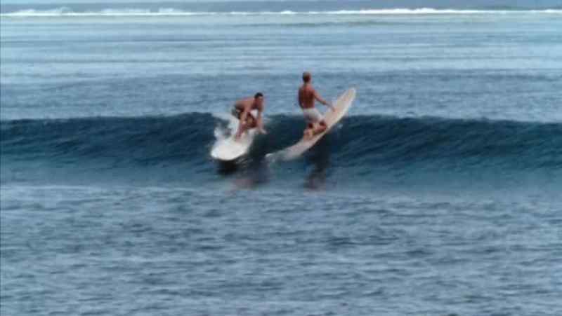 The waves weren't gigantic, but they were well formed little devils
