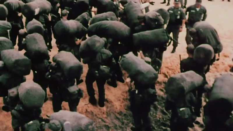 The way they accumulated bodies for the war
