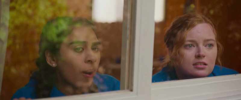 The way you guys were looking at each other earlier