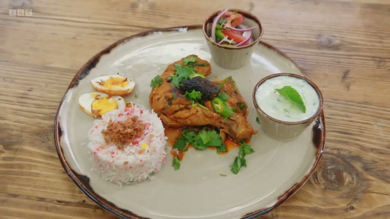 The way she presented her food
