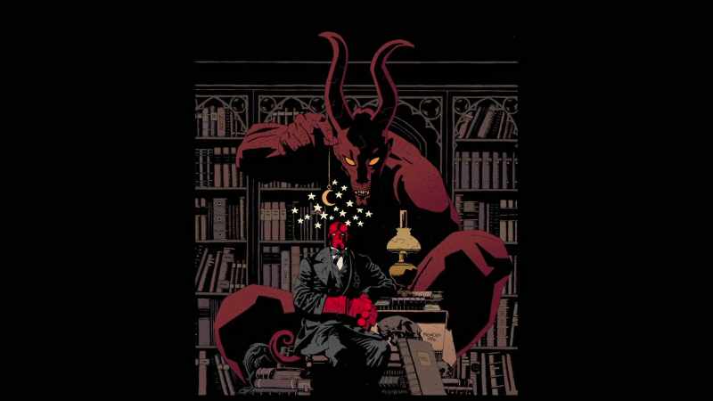 The way he treats monsters, specifically Hellboy