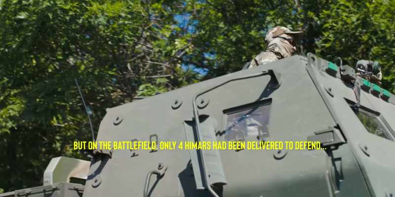 The weaponry includes the M142
