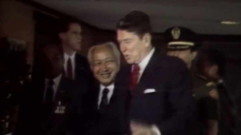 The white house says Mr. Reagan's attempt