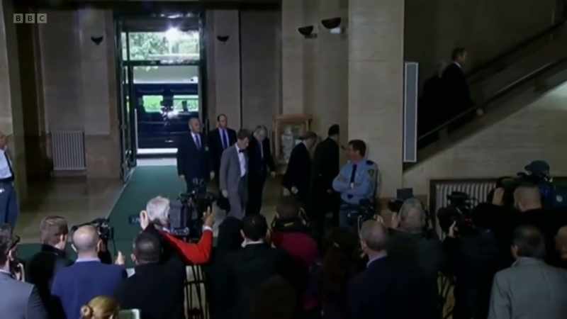 The whole Russian delegation was there, and it was led by