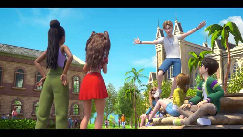 The whole school is going to the amusement park because today is…