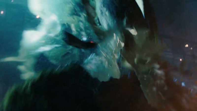 The whole sequence where the tree monster dies on the street