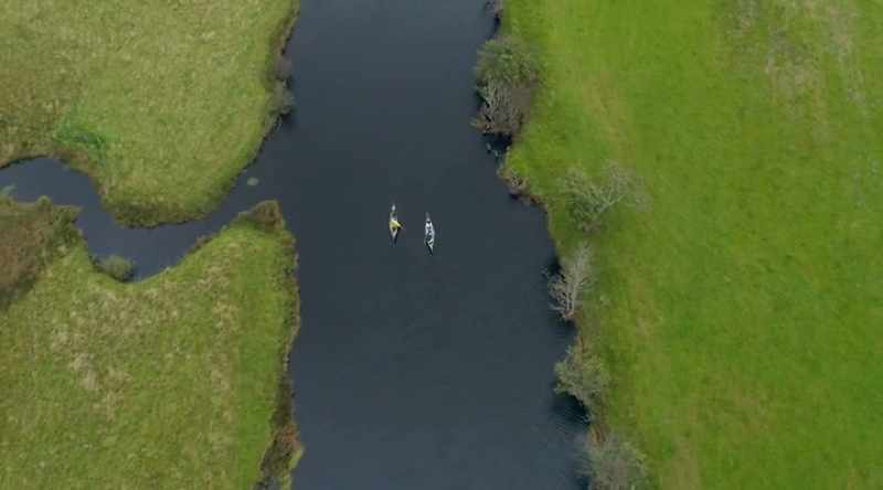 The whole topography of the river changes