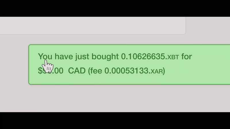 Their account gets credited with one crypto